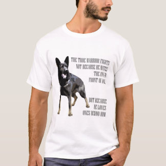ジャーマン・シェパード犬- GSD Tシャツ