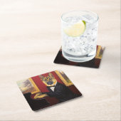 ジャーマン・シェパード|のピアノワルツ スクエアペーパーコースター (インサイチュ)