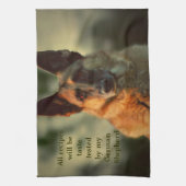 ジャーマン・シェパード キッチンタオル (縦)