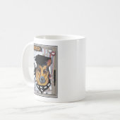 ジャーマン・シェパード コーヒーマグカップ (正面左)