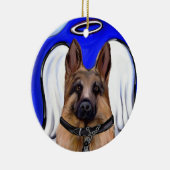 ジャーマン・シェパード セラミックオーナメント (右)