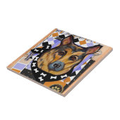 ジャーマン・シェパード タイル (側面)