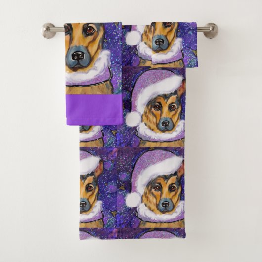 ジャーマン・シェパード バスタオルセット (インサイチュ)