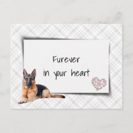 ジャーマン・シェパード ペット シンパシー 喪失 ポストカード