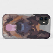 ジャーマン・シェパード Case-Mate iPhoneケース (裏面(横))