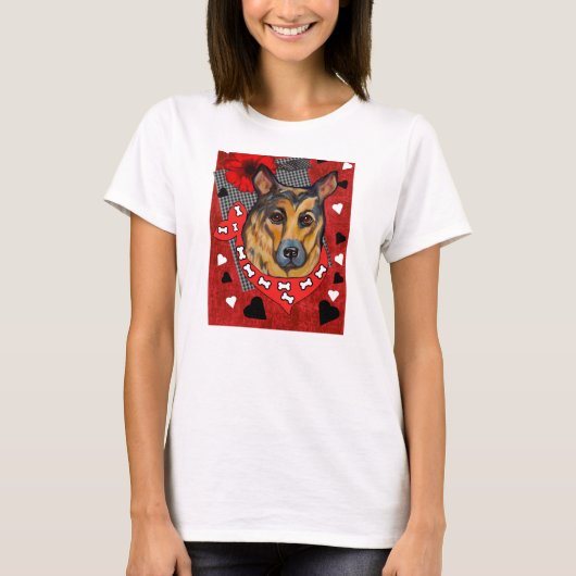 ジャーマン・シェパード Tシャツ (正面)