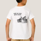 ジャーマン・シェパード Tシャツ (裏面)