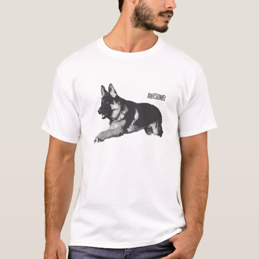 ジャーマン・シェパード Tシャツ (正面)