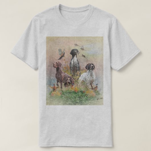 ジャーマン・ショートヘアード・ポインター Tシャツ (デザイン正面)
