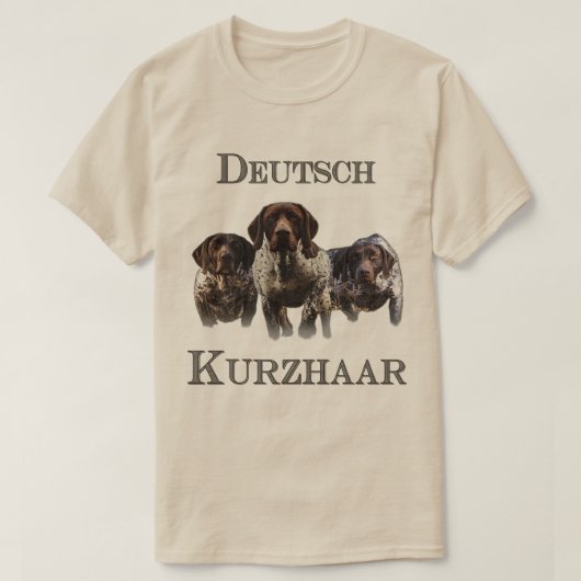 ジャーマン・ショートヘアード・ポインター Tシャツ (デザイン正面)