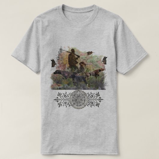 ジャーマン・ショートヘアード・ポインター Tシャツ (デザイン正面)