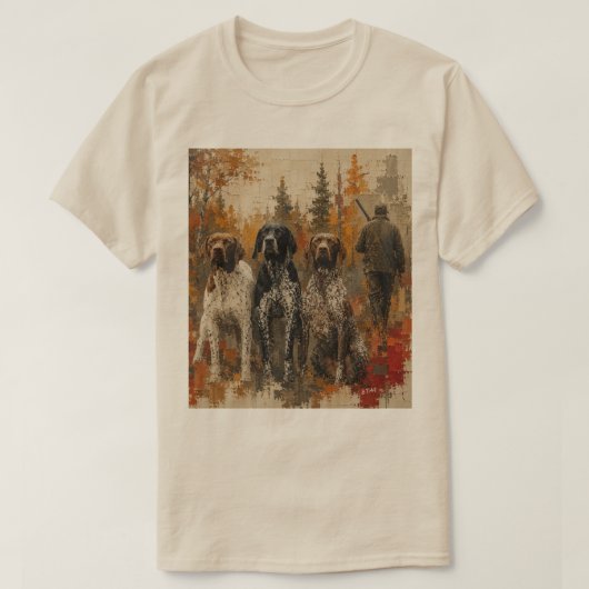 ジャーマン・ショートヘアード・ポインター Tシャツ (デザイン正面)
