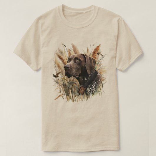 ジャーマン・ショートヘアード・ポインター Tシャツ (デザイン正面)