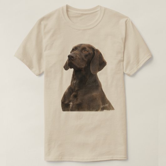 ジャーマン・ショートヘアード・ポインター Tシャツ (デザイン正面)