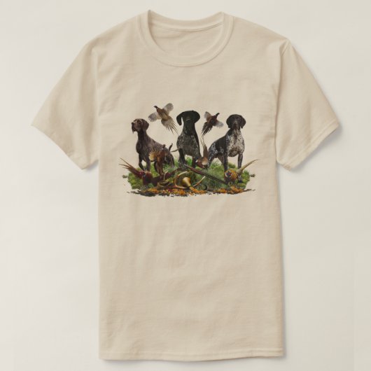 ジャーマン・ショートヘアード・ポインター Tシャツ (デザイン正面)