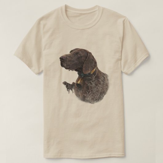 ジャーマン・ショートヘアード・ポインター Tシャツ (デザイン正面)