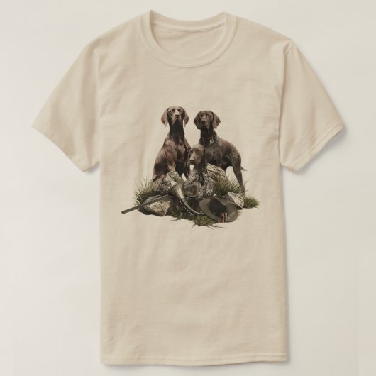 ジャーマン・ショートヘアード・ポインター Tシャツ (デザイン正面)