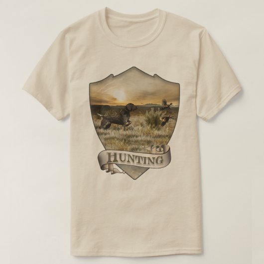 ジャーマン・ショートヘアード・ポインター Tシャツ (デザイン正面)
