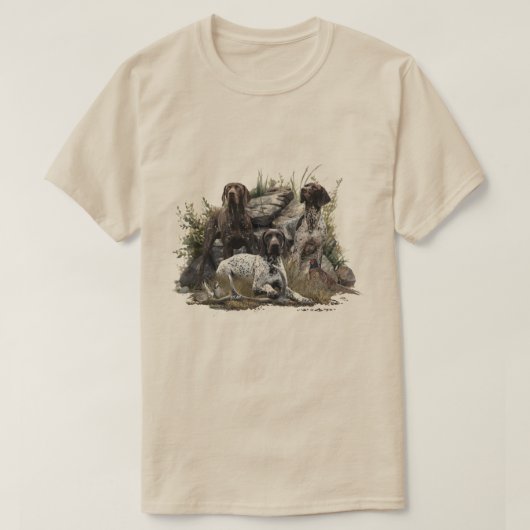 ジャーマン・ショートヘアード・ポインター Tシャツ (デザイン正面)