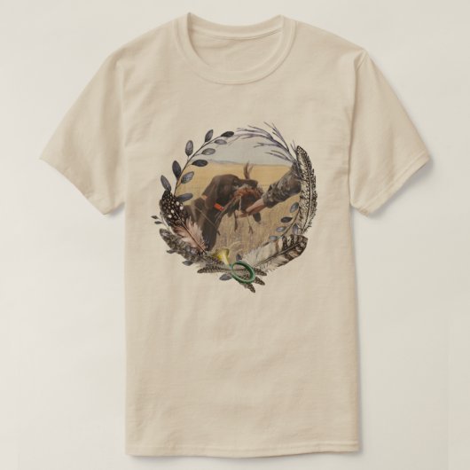 ジャーマン・ショートヘアード・ポインター Tシャツ (デザイン正面)