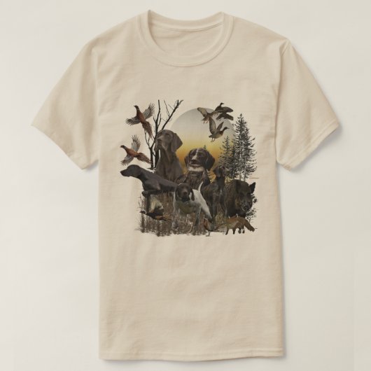 ジャーマン・ショートヘアード・ポインター Tシャツ (デザイン正面)