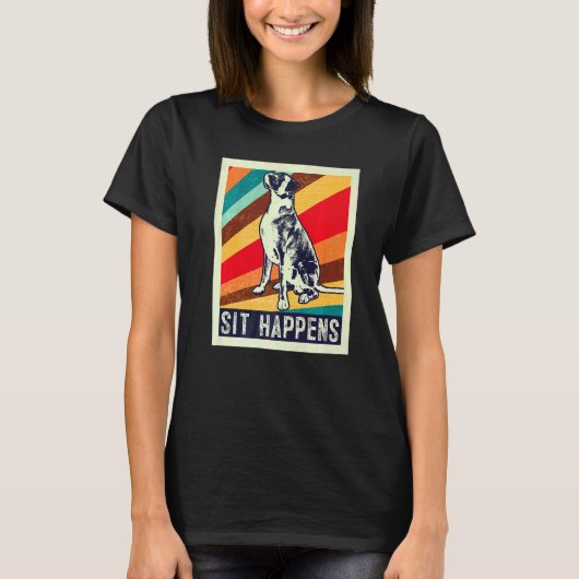 ジャーマン・ボクサー犬の種類 28 Tシャツ (正面)