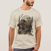 ジャーマン・ワイヤーヘアード・ポインター Tシャツ (正面)