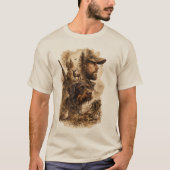ジャーマン・ワイヤーヘアード・ポインター Tシャツ (正面)