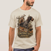 ジャーマン・ワイヤーヘアード・ポインター Tシャツ (正面)