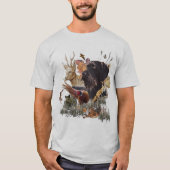 ジャーマン・ワイヤーヘアード・ポインター Tシャツ (正面)