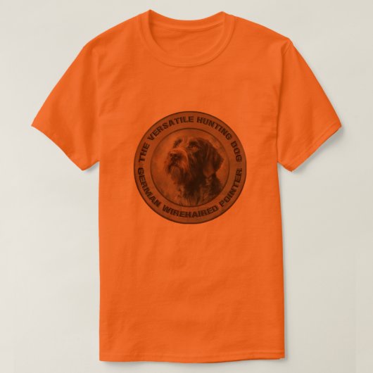 ジャーマン・ワイヤーヘアード・ポインター Tシャツ (デザイン正面)