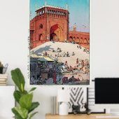 ジャーマー・マスジド, Jama Masjid, Delhi, Hiroshi Yoshida ポスター (ホームオフィス)