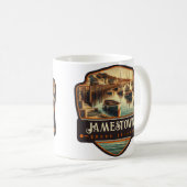ジャーメスタウン, ロードアイランド | ヴィンテージ コーヒーマグカップ (正面右)