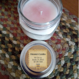 ジャールキャンドルの蓋シール ラウンドシール