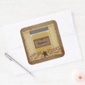 ジャールキャンドルカスタム臭ステッカー スクエアシール (封筒)