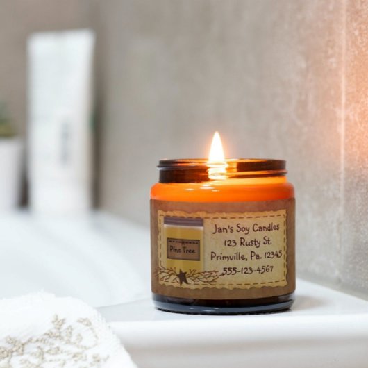 ジャールキャンドルカスタム臭ビジネスラベル ラベル