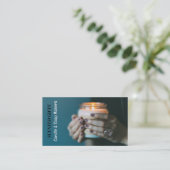 ジャールキャンドル、キャンドル&ソープメーカー 名刺 (スタンド正面)