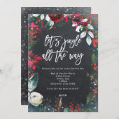 ジャーンとゴチャゴチャと言うホリデーパーティー 招待状 (正面/裏面)