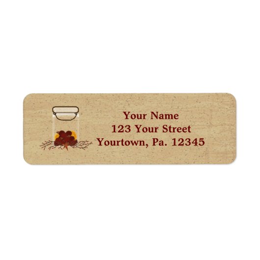 ジャー・フィシン住所 シール (正面)