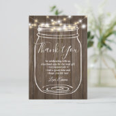 ジャー、メイソンジャー、大人、感謝カード サンキューカード (スタンド正面)