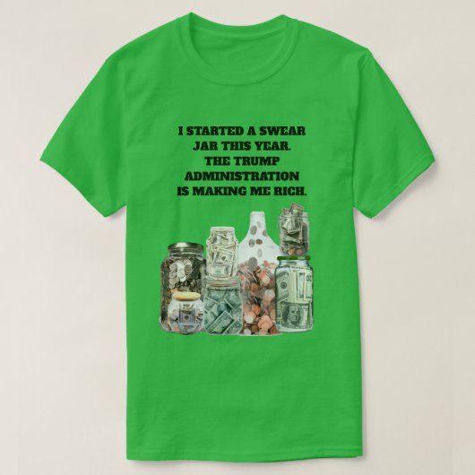 ジャーTシャツを誓う Tシャツ (デザイン正面)