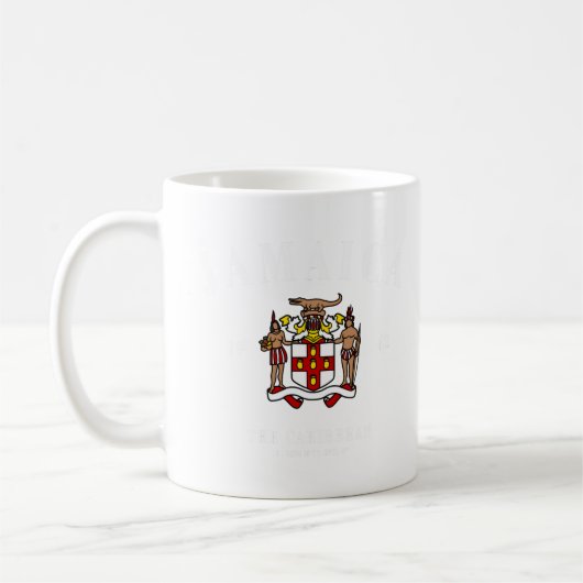 ジャ祝マカ国旗の文化 コーヒーマグカップ (左)