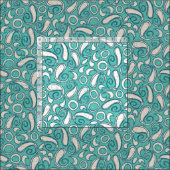 ジヤミントブルー ファブリック (タイル)