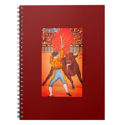 ジュアレズ、MXマタドールのケープチャージングブル ノートブック (正面)