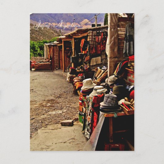 ジュイ語 – アルゼンチン ポストカード (正面)