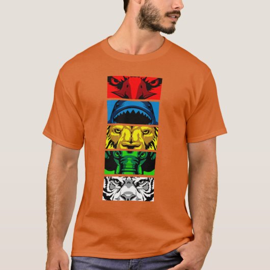 ジュウオウ+アニマルズ+ファミリー Tシャツ (正面)