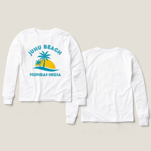 ジュウビーチ – ムンバイINDIA (デザイン 正面&背面)