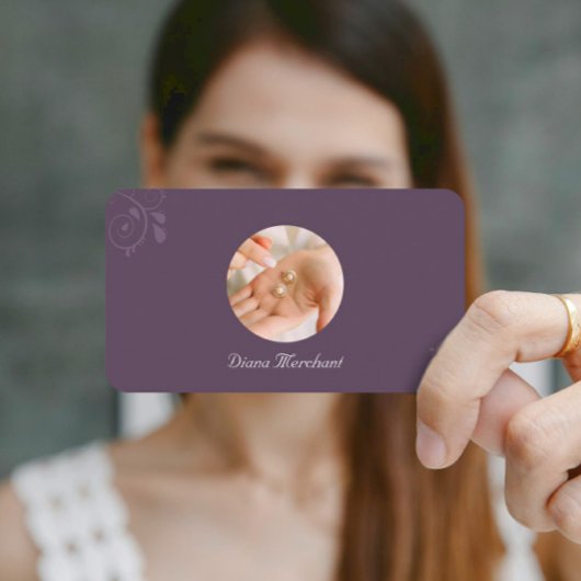 ジュエエレガントラーの名刺テンプレート | DP7 名刺