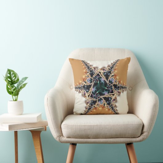 ジュエリアフラクタルサテンツイストクッション クッション (椅子)