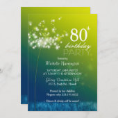 ジュエリドダンデロン80thバースデーパーティー 招待状 (正面/裏面)